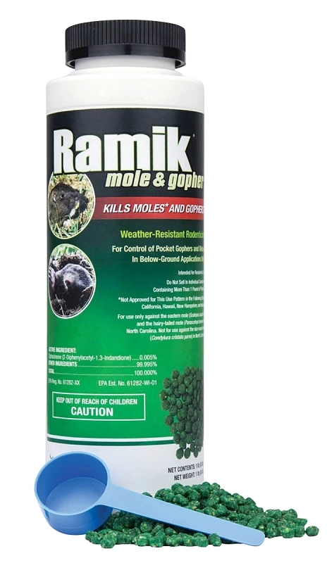 1 Lb Fish-flavored Pellets Mole & Gopher Killer, Model 116309, Outdoor Use