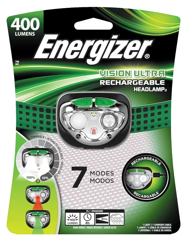 Vision Ultra HD Rechargeable LED Headlamp