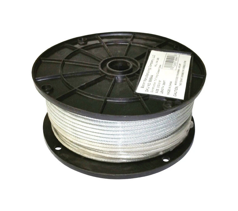 3/32 In. X 250 Ft. Vinyl-coated Galvanized Clothesline Cable