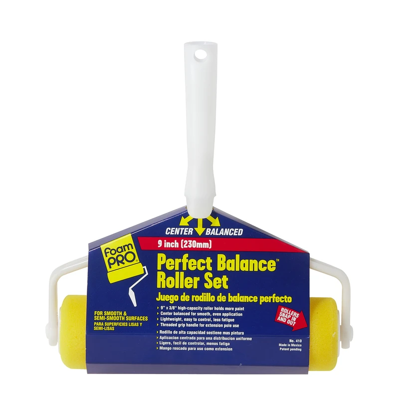Perfect Balance 9 In. Foam Roller Cover & Frame For Smooth Application