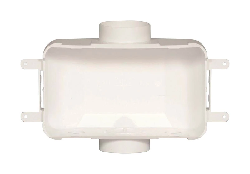 Oatey Centro Washing Machine Outlet Box, 2-Outlet, Polystyrene