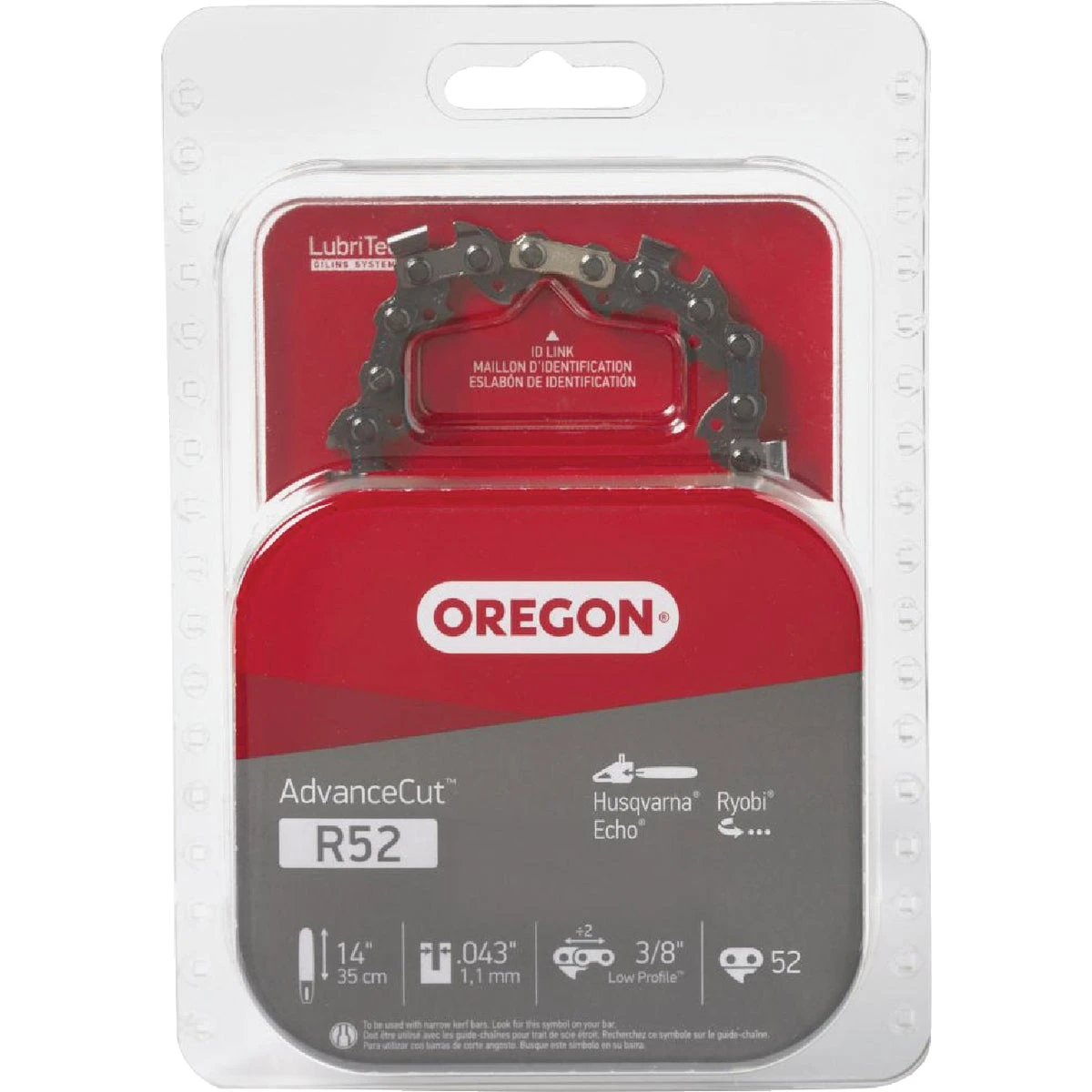 R52 Advancecut Chainsaw Chain For 14-inch Bar - 52 Drive Links - Fits Multiple Brands