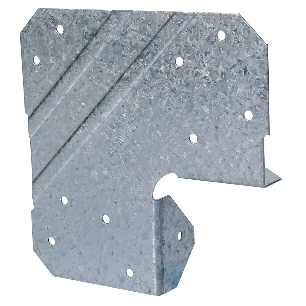 6x Adjustable Post Cap, 18 Gauge Galvanized Steel, Model Lce4