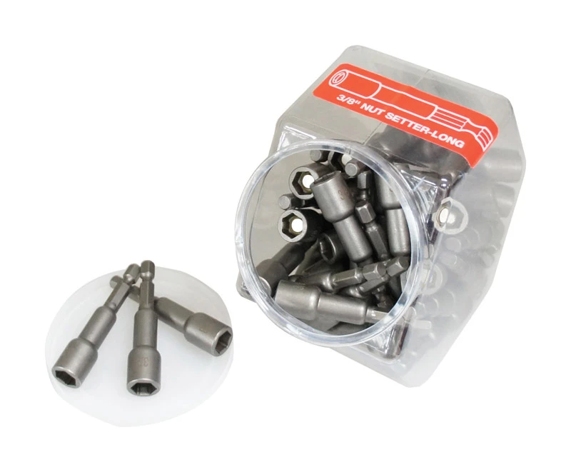 3/8 In. X 2-9/16 In. Magnetic Nutsetter Bit Display - 50 Pieces