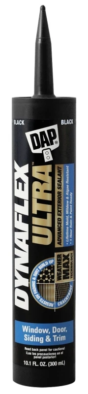 10.1 Oz. Black Advanced Exterior Sealant For Windows, Doors & Siding