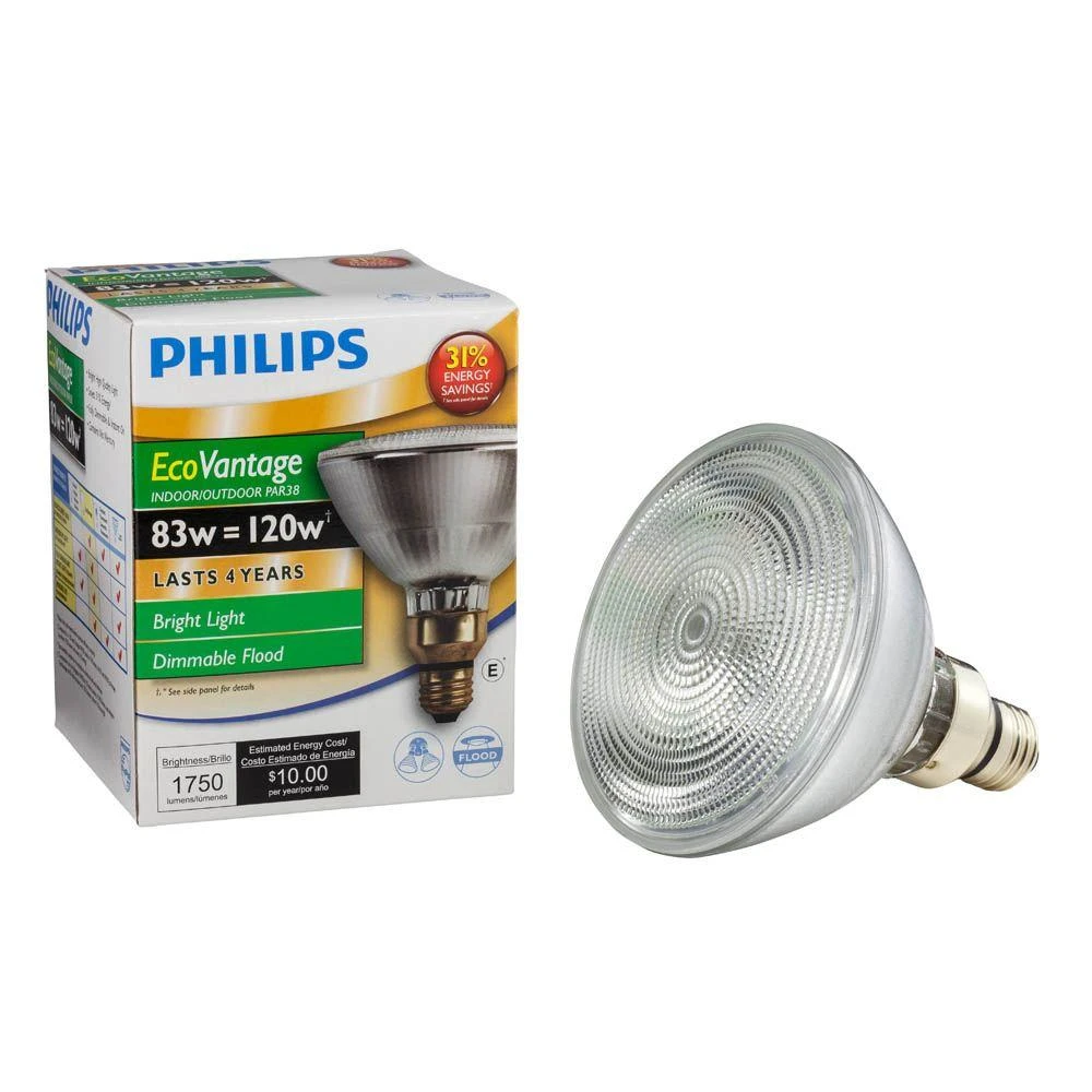 83-watt Equivalent Halogen Par38 Dimmable Long Life Floodlight Bulb - Model 424985