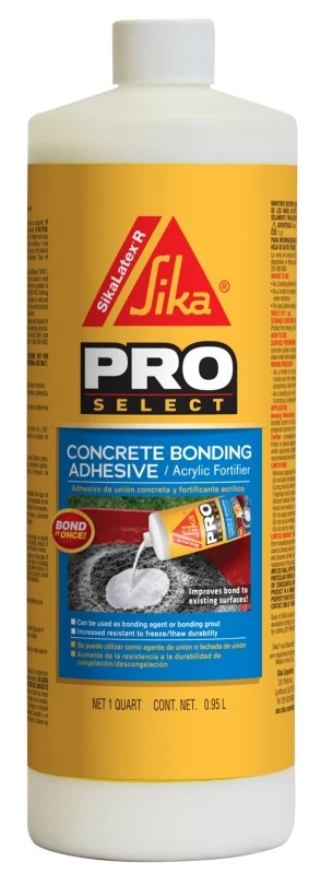 Sikalatex R 1 Quart Concrete Bonder And Acrylic Fortifier For Mortar And Concrete