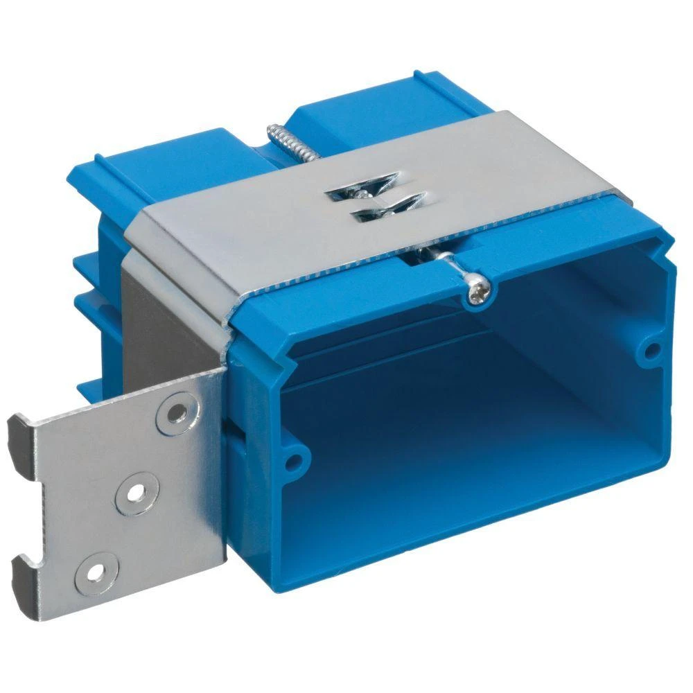 Single Gang Adjust-A-Box Electrical Box, Horizontal, Non-Metallic