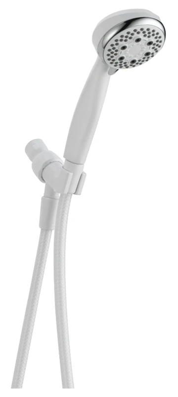 4-Spray Massaging Handheld Shower Head, White