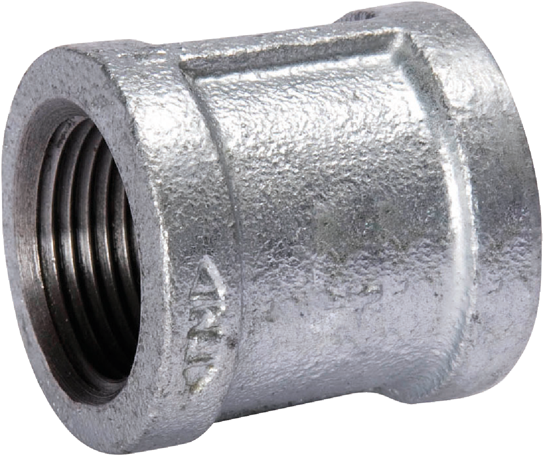 1/4 In. X 1/4 In. Fpt Galvanized Malleable Iron Coupling