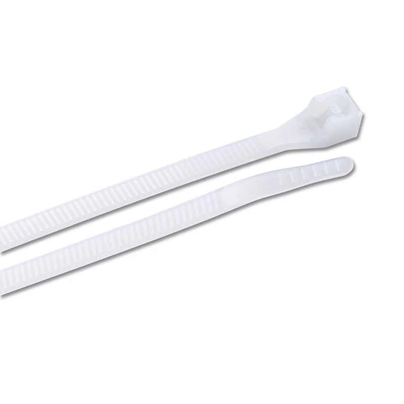 Cable Tie, Nylon, White, 11-In., 300-Pk.