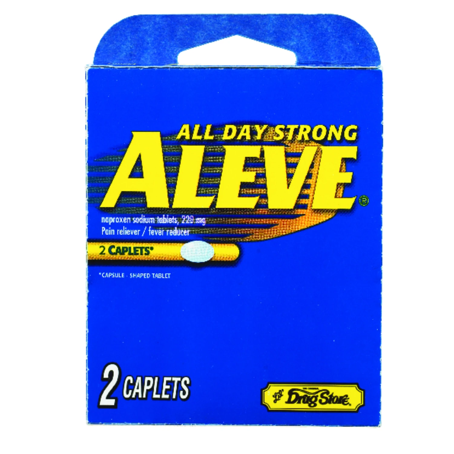 Pain Reliever 220 Mg 2 Count Capsule Tablets