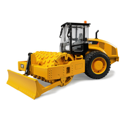Caterpillar Vibratory Soil Compactor With Leveling Blade Model 02451