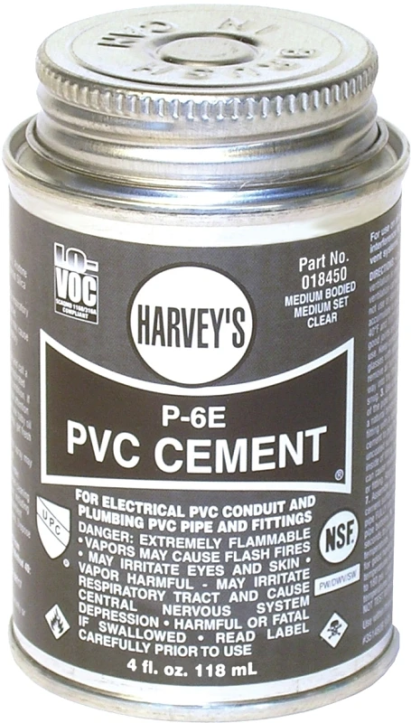 Pvc Electrical Cement Clear 4 Ounce For Conduit And Plumbing Applications