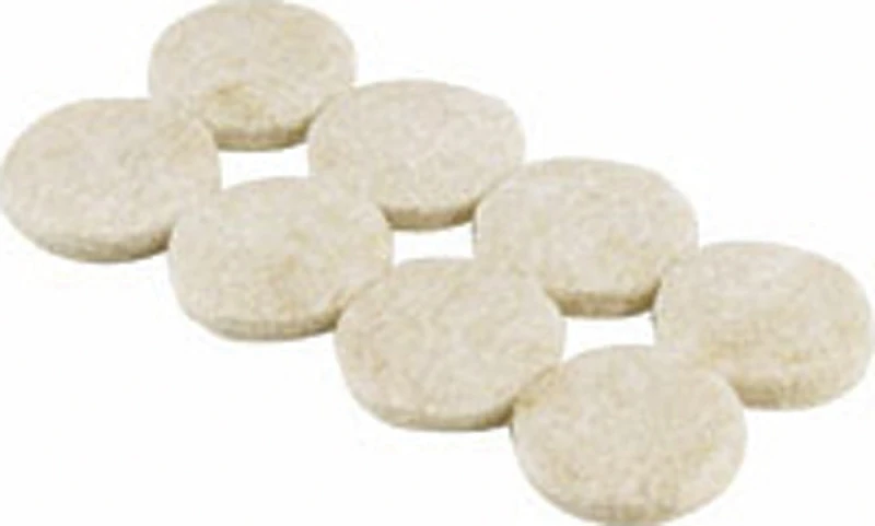 Shepherd 3/4 In. Beige Round Self-adhesive Felt Pads, 20 Pk, Model 9951