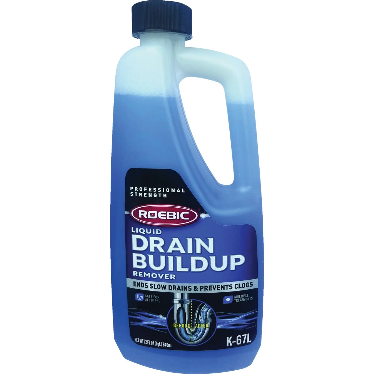 32 Oz. K-67 Liquid Drain Buildup Remover For All Pipe Types