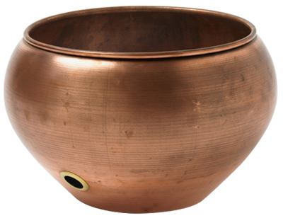 Products 125 Ft Free Standing Decorative Copper Hose Pot Model 1908