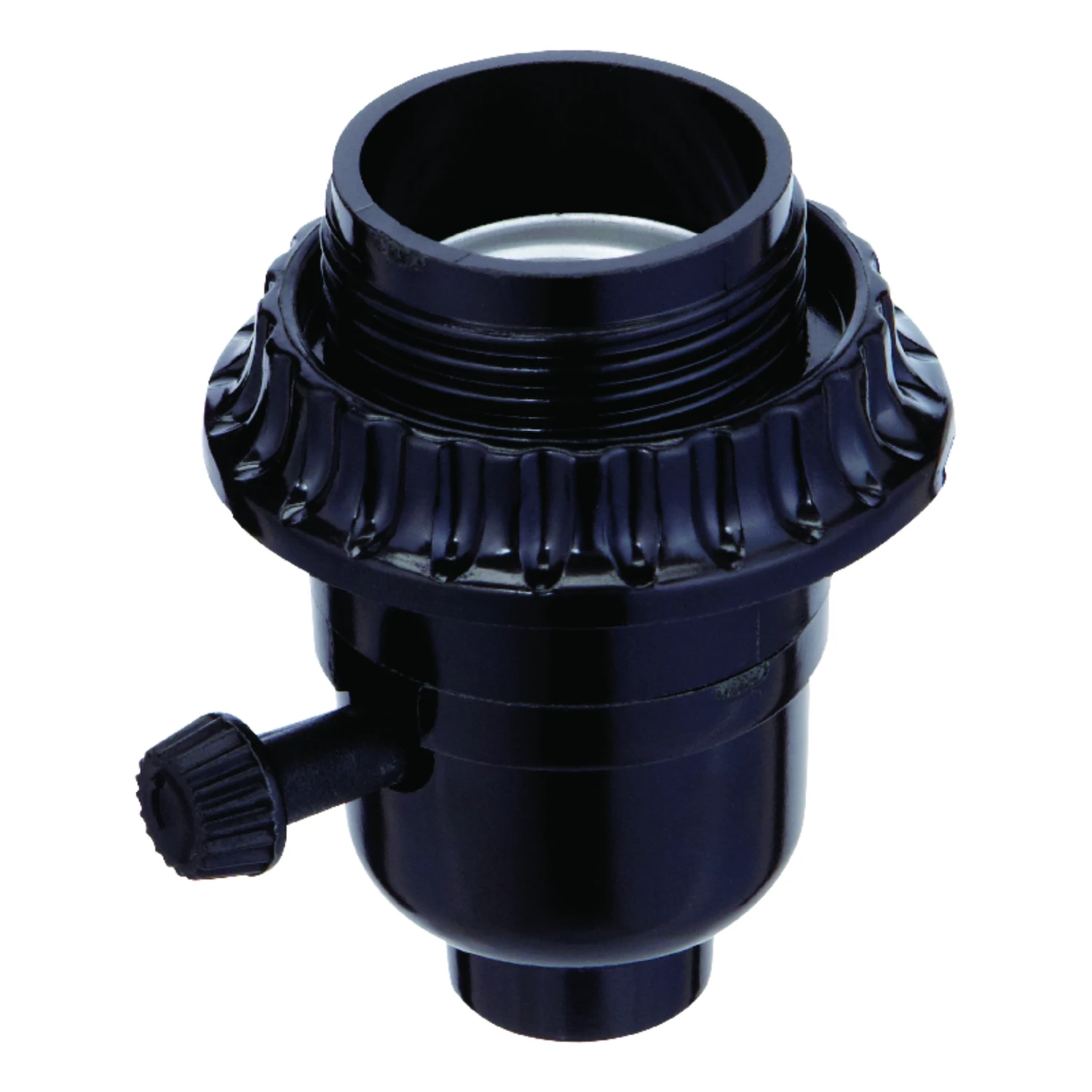 Phenolic Medium Base Turn Knob Socket 1 Pk, 250 Watts, 250 Volts, Model 60533