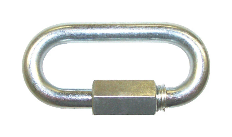 2-15/16 In. H Farm Screw Pin Quick Links 1540 Lb Steel Zinc Plated