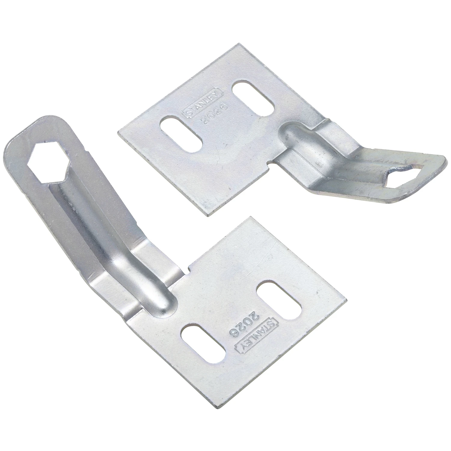 Zinc-plated Steel Bi-fold Door Aligner 2 Pk, Model N344-895