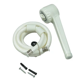 9d00026963 Hand Held Shower Assembly In White With 2-spray Functionality