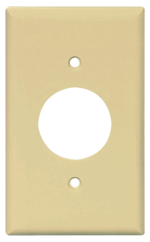Pj7la 1-gang Duplex Receptacle Wall Plate, Light Almond, 25 Pk