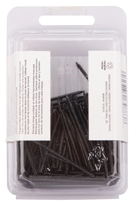 3935178 Nail Panel 1-5/8 Inch Black Tempered Hardened Steel