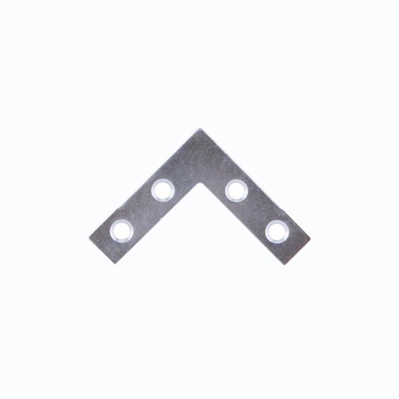 Flat Corner Brace 1-1/2 In L X 3/8 In W Steel Zinc Plated