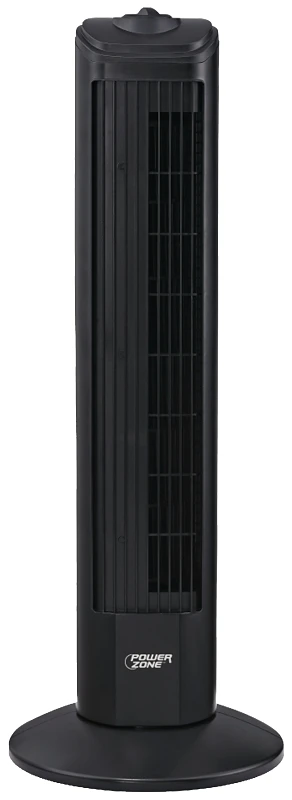 Tf-28b Oscillating Tower Fan, 28 In Diameter, 3 Speeds, Black
