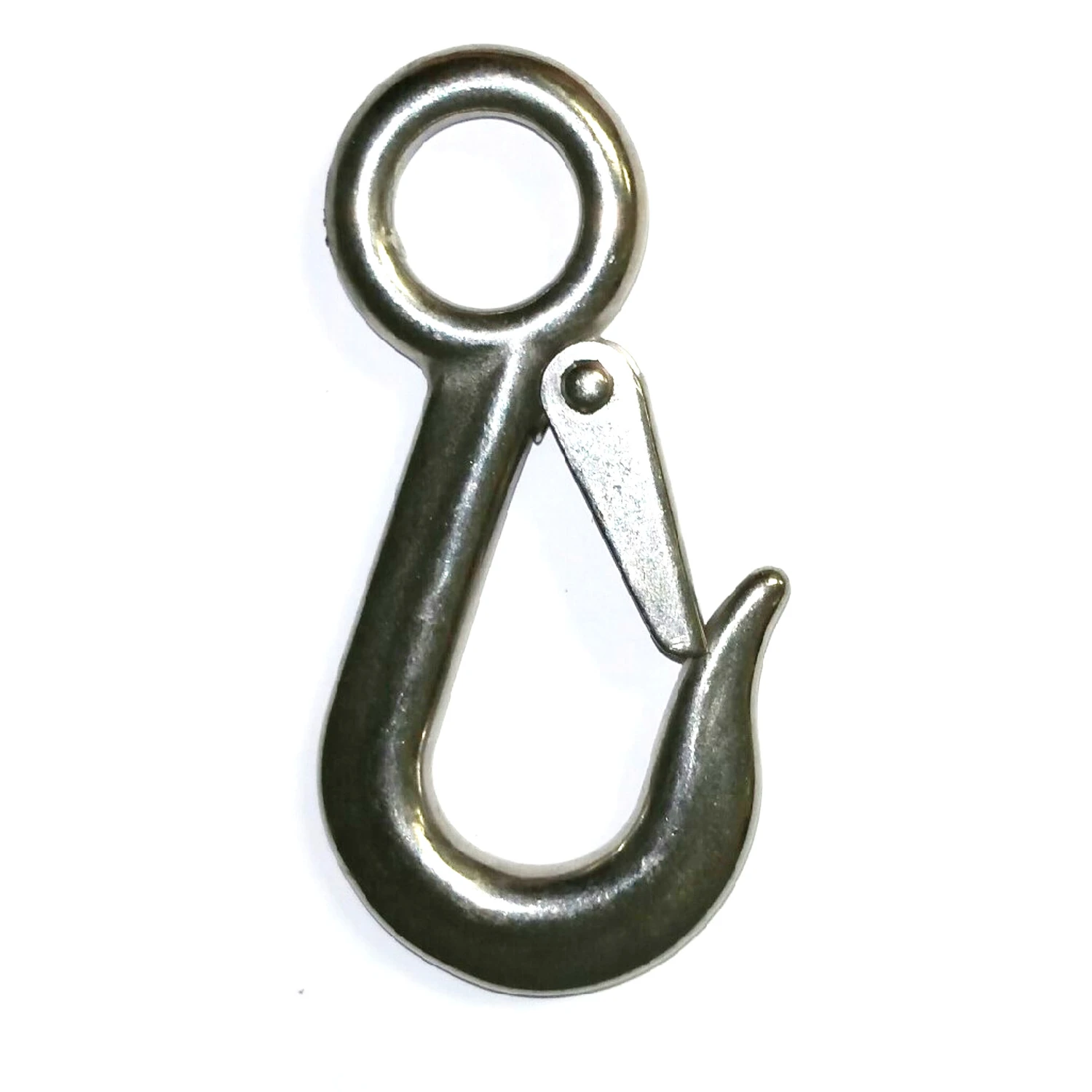 3/4 In. Diameter X 4 In. Length Polished Stainless Steel Snap Hook 400 Lb Working Load