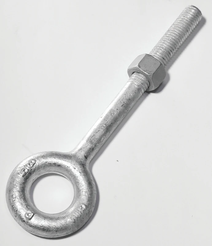 1/2 In. X 6 In. L Hot Dipped Galvanized Steel Eyebolt With Nut Included