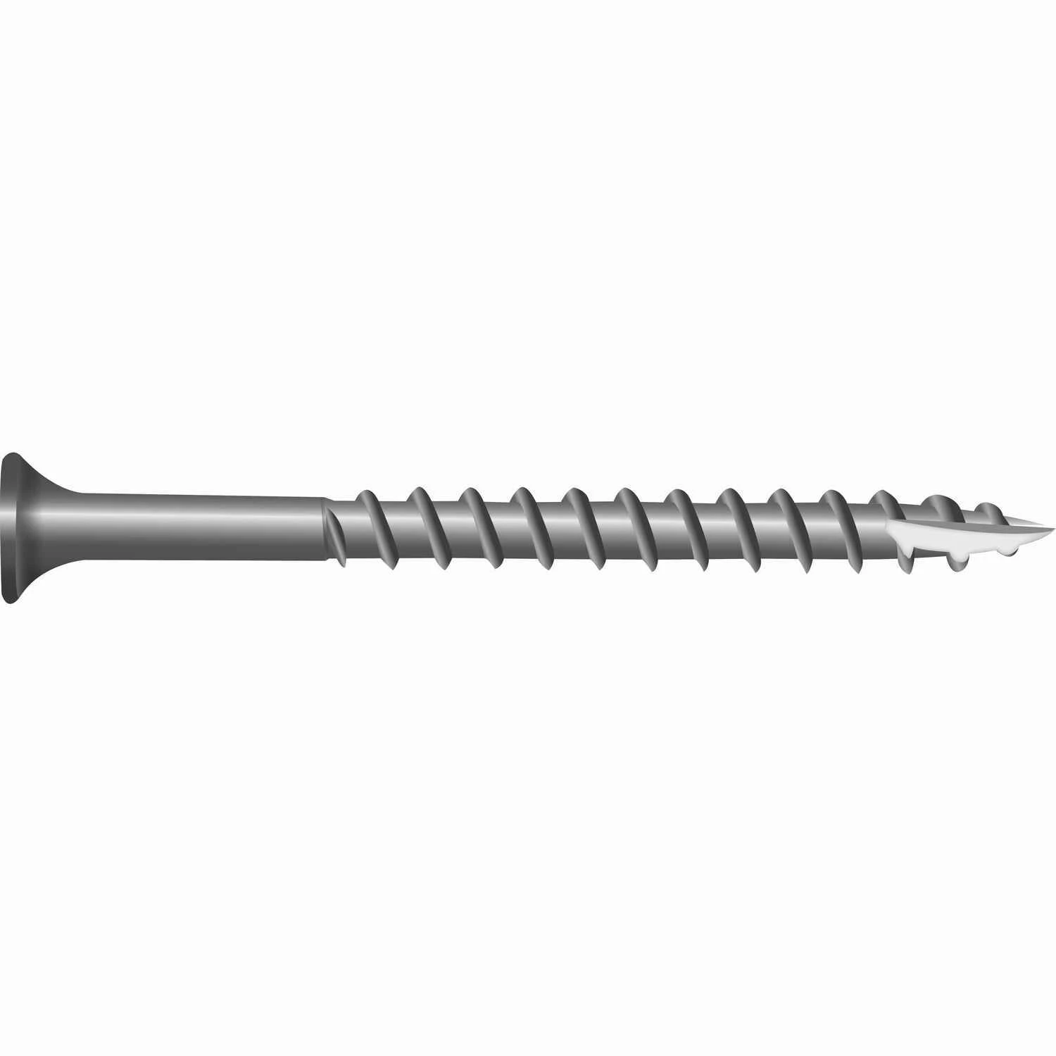 No. 9 X 2 In. L Star Bugle Head Deck Screws 350 Pk Stainless Steel
