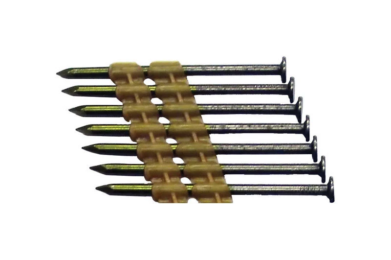 Grip-rite Pro-fit 2-3/8 In. X 0.113 In. Smooth Shank Round Head Plastic Strip Nails 2000 Pk