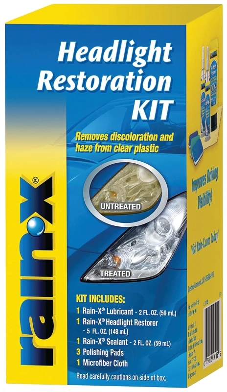 Sealed Beam Headlight Restoration Kit 1 Pk, Model 800001809, Includes Lubricant & Sandpaper