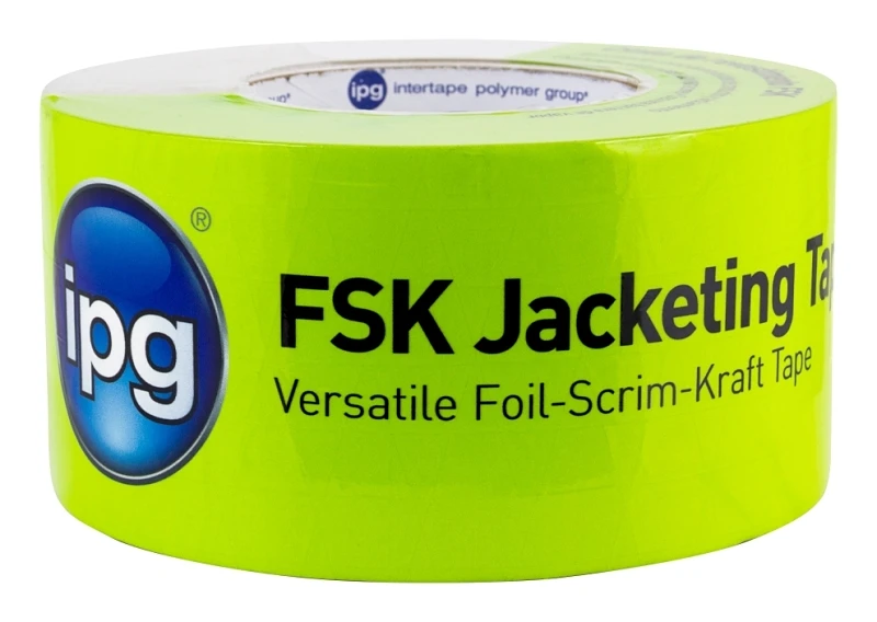 Foil-scrim Acrylic Tape 2.19 In X 50 Yd For Insulation