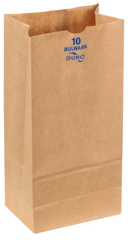 Bag 71010 Heavy-duty Kraft Grocery Bag, 10 Lbs, 6-5/16" L X 4-3/16" W, Pk400