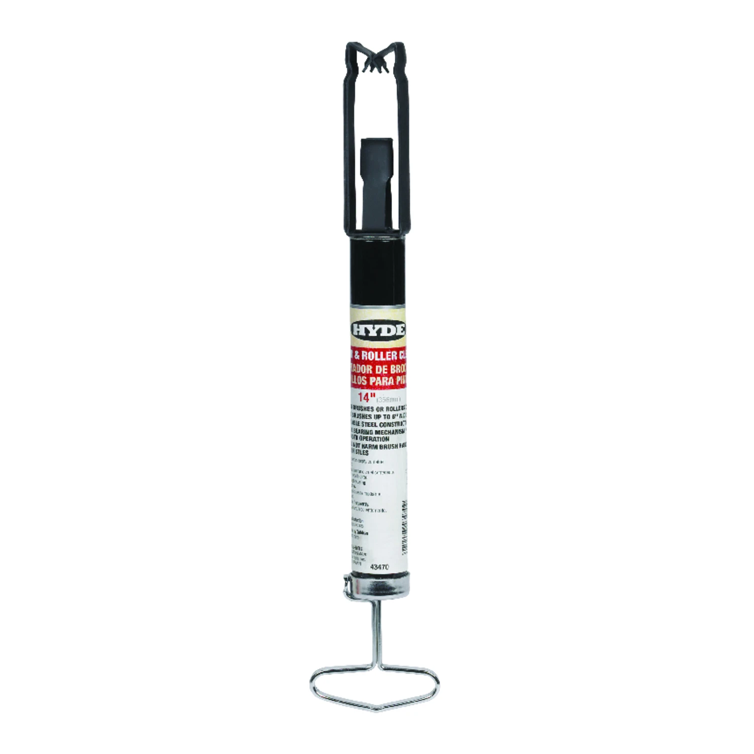 14 In. Black Steel Brush And Roller Cleaners For Paint Tools
