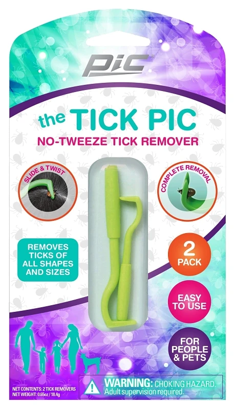 Btr Tick Remover Tool - Easy To Use, 2 Pack For People And Pets