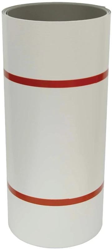 24 In. W X 50 Ft. L Pvc Coated Bright White Aluminum Trim Coil