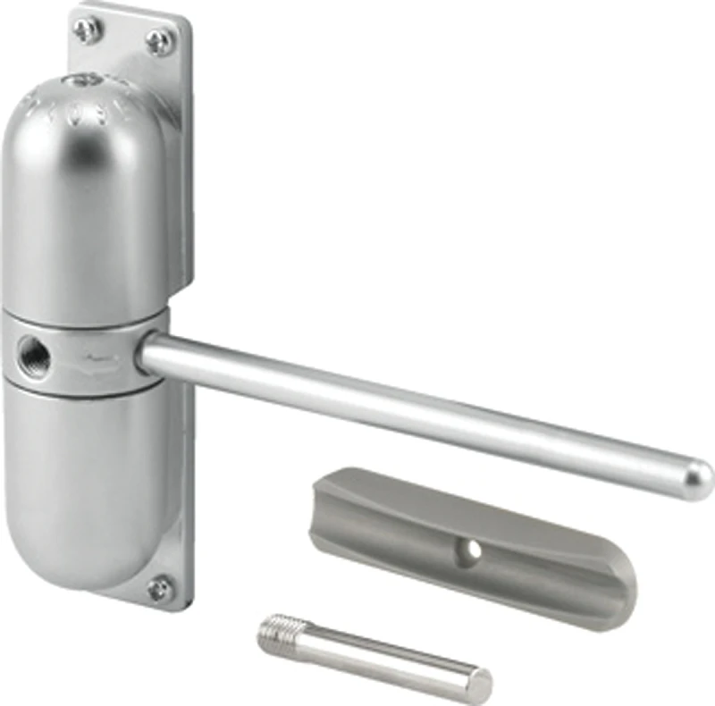 Kc60hd Safety Spring Door Closer, Satin Chrome, 150 Lb Capacity