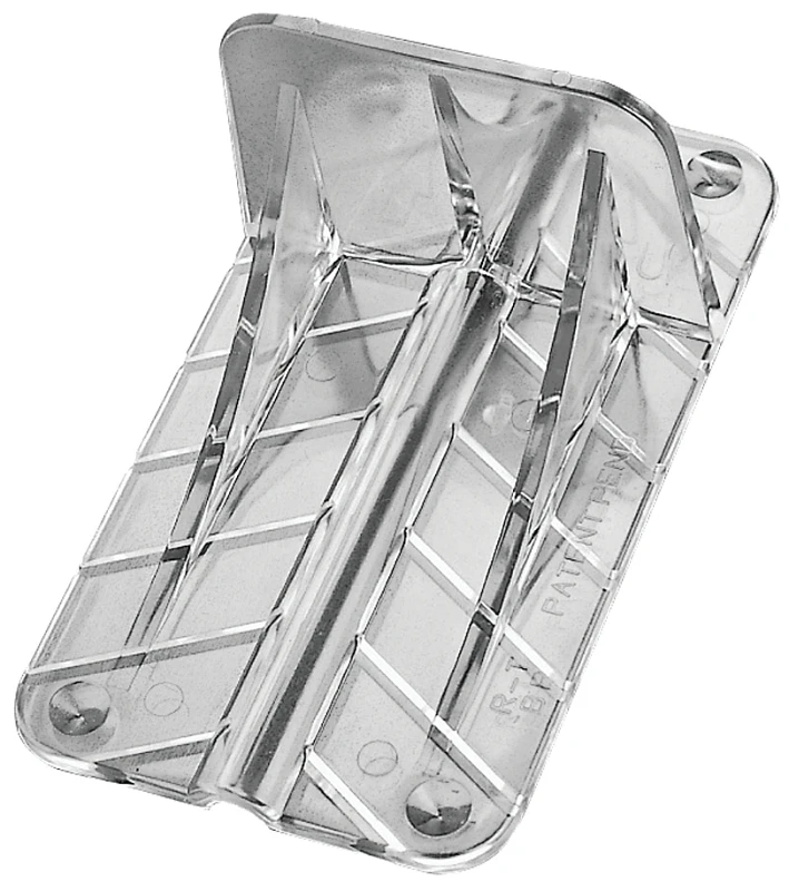 2.63 In. H X 3.5 In. W X 6 In. L Clear Polycarbonate Snow Guard