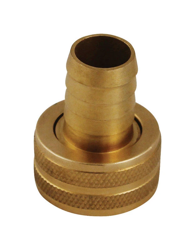 Brass Hose Coupling 5/8 In. Id X 3/4 In. Fht, Model Pp850-81, 1 Pk
