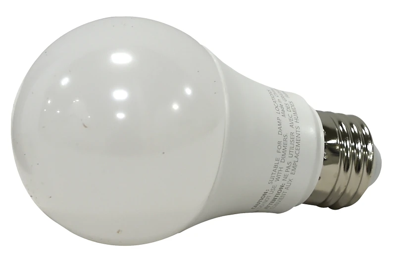 8.5w A19 Led Light Bulb, 2700k, E26 Base, Frosted Finish, 800 Lumens