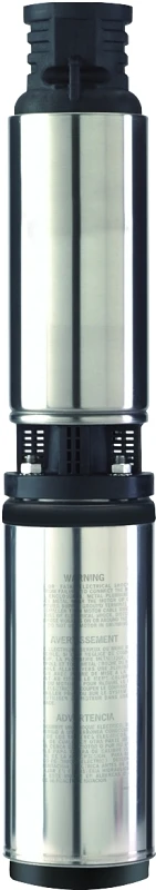1/2 Hp Stainless Steel Deep Well Pump, 1020 Gph, Model Fp2212-13