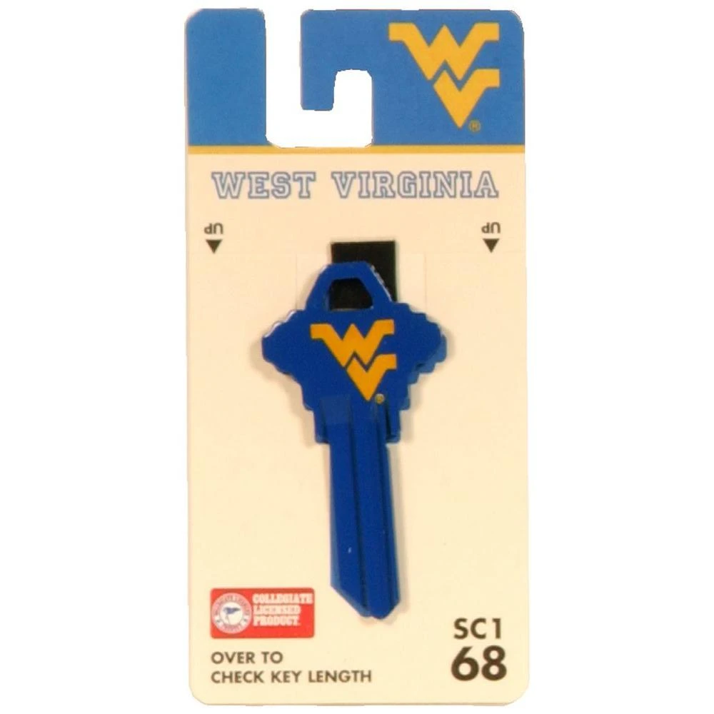 West Virginia Mountaineers Ncaa House Key Blank #68 For Schlage Locks