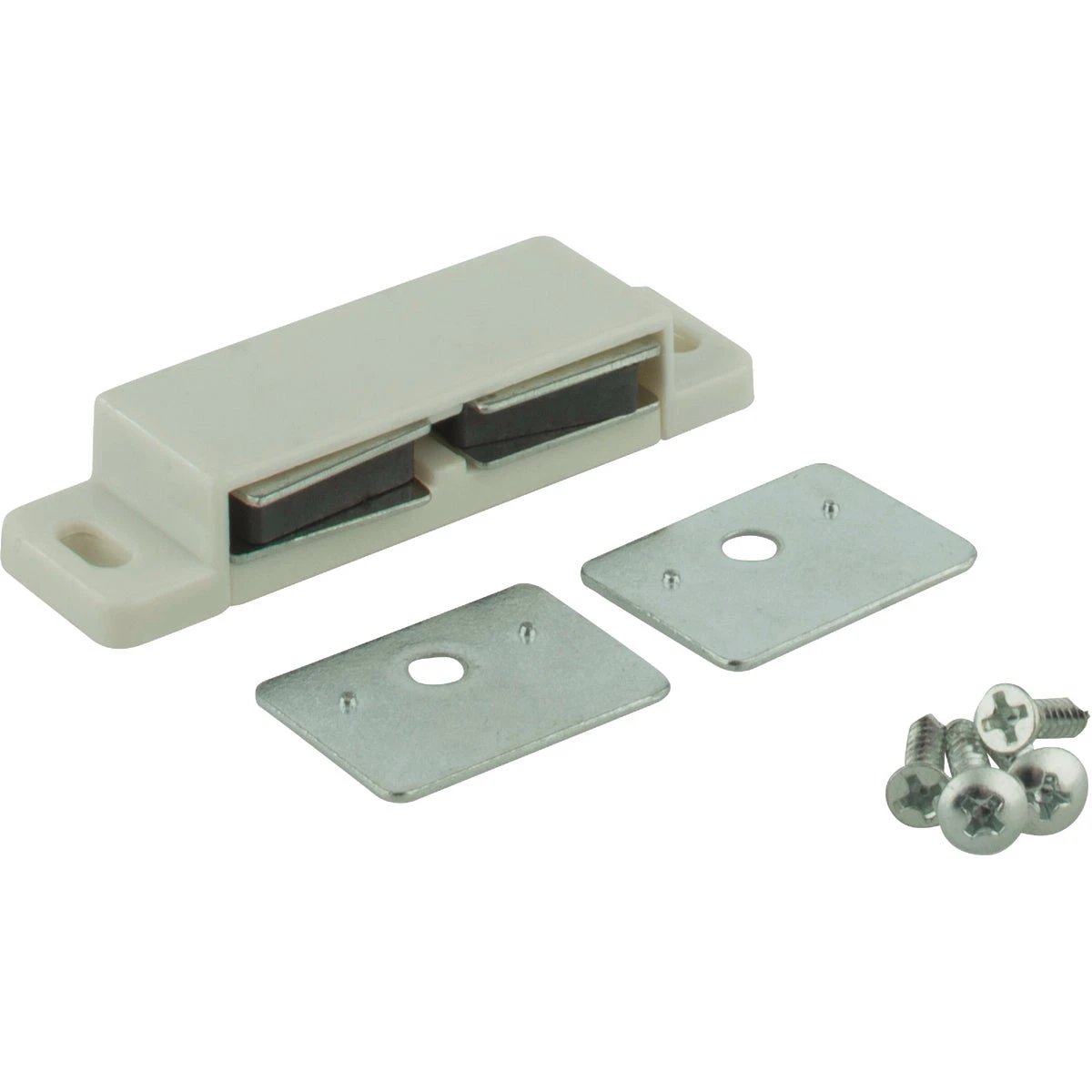 Kasaware White Double Magnetic Catch (2-pack) Kfcmd-a-wh2 - Cabinet Hardware