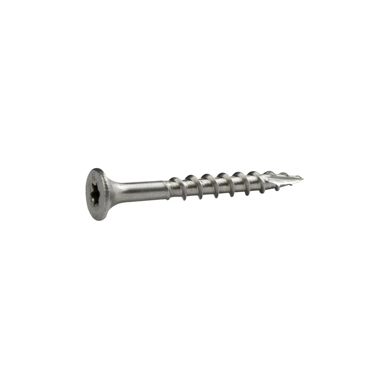 Grip-Rite 5024041 1 lb No. 8 x 1.625 in. PrimeGuard Max Star Bugle Head Deck Screws Silver - 150 Per Pack - Pack of 6