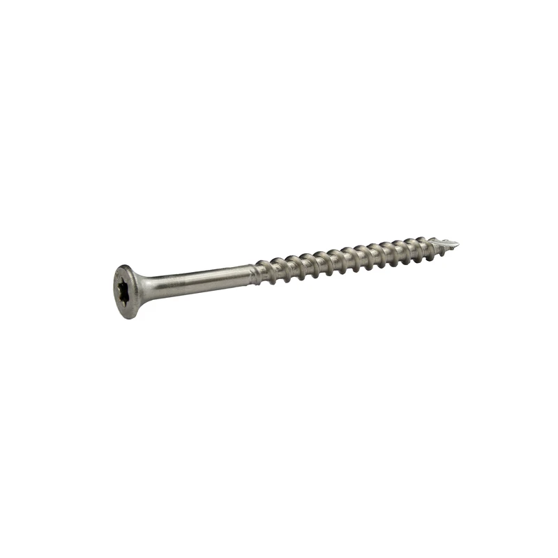 Grip-Rite 5024048 No.10 Wire x 3 in. Star Bugle Head Deck Screws Silver - 5 lbs - Pack of 340 - Case of 4