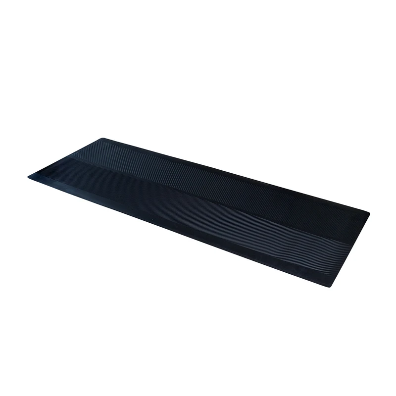 27 In. W X 72 In. L Black Pvc Runner Mat For Indoor/outdoor Use