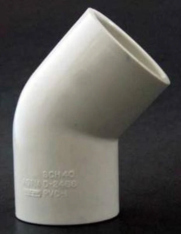 0.75 In. 45 Degree Schedule 40 Socket X Socket Pvc Pipe Elbow
